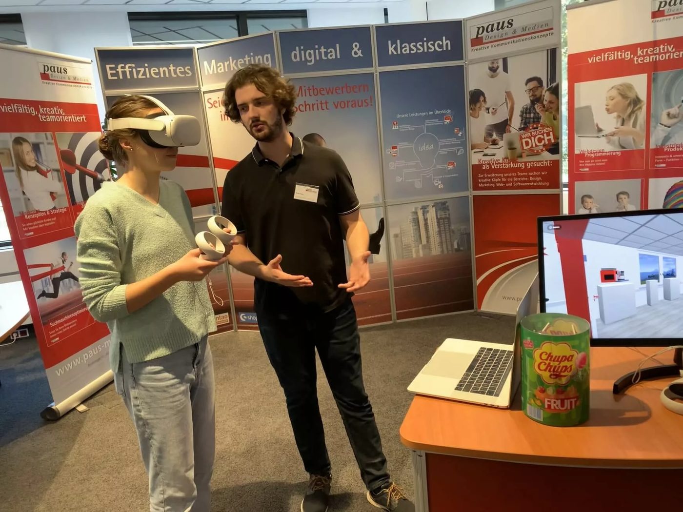 Werbeagentur Paus mit VR-Brille erleben!
