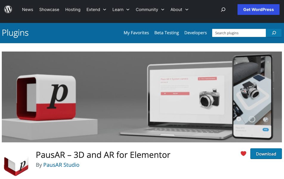 PausAR Viewer (free) jetzt auch verfügbar im kostenlosen WordPress Marktplatz