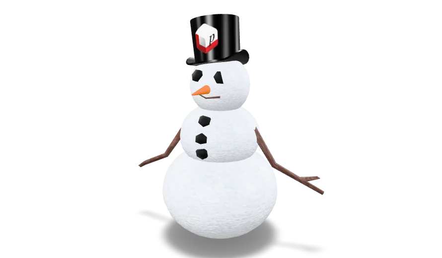 3D-Modell: Schneemann ARnie Frost