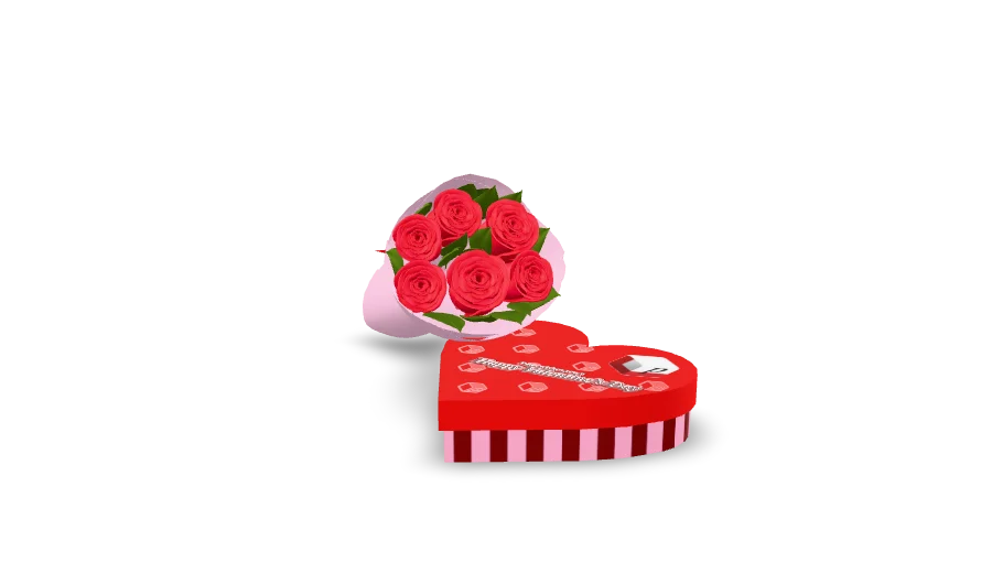 3D-Modell: Happy Valentines Day!