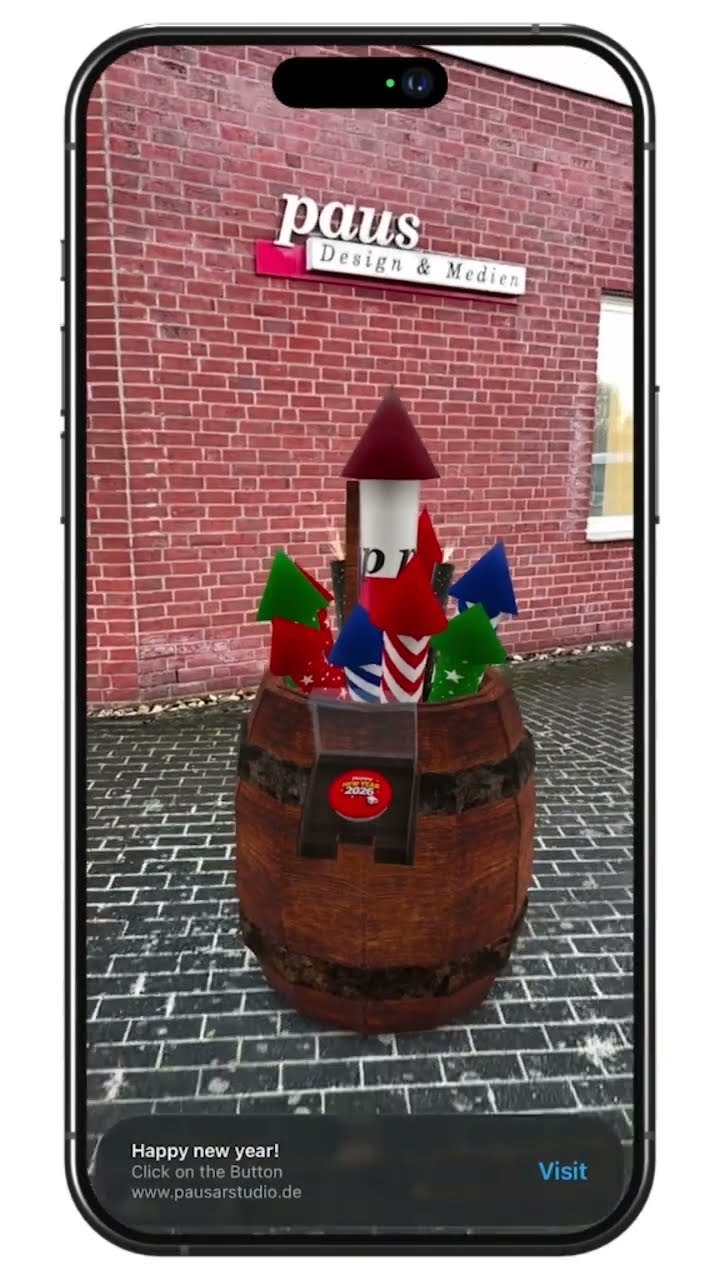 Vorschaubild zum Video: Happy New Year 2026! Let’s welcome 2026 with an AR experience