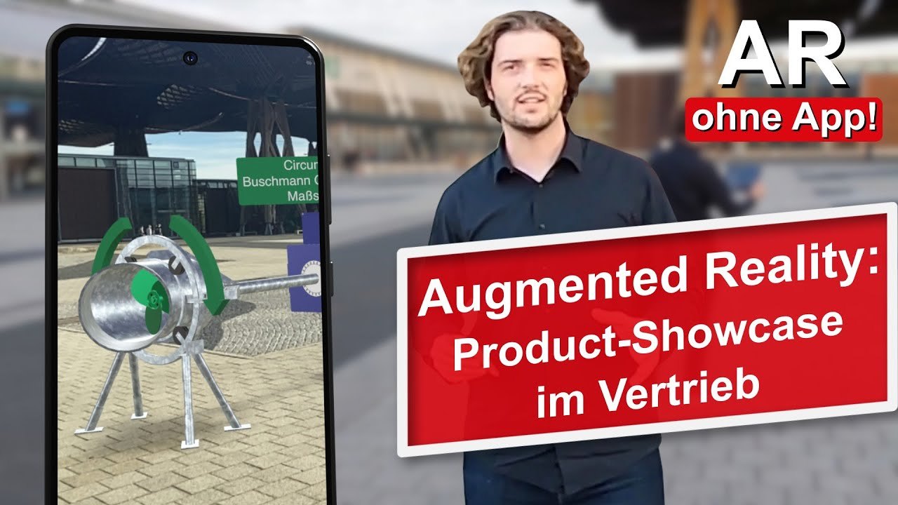Vorschaubild zum Video: Augmented Reality (AR) effektiv im Vertrieb nutzen: Use Case Buschmann Maschinenbau auf der EuroTier