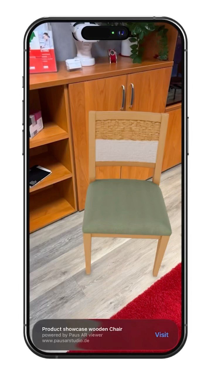 Vorschaubild zum Video: Present funiture in web 3D and Augmented Reality using PausAR viewer for WordPress